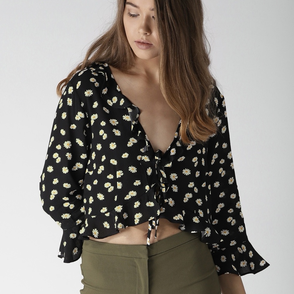 Long sleeve daisy top